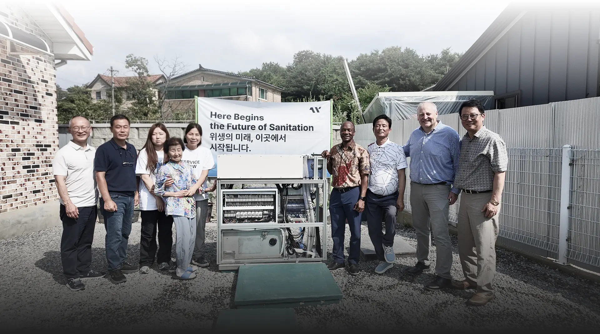 With Masters successfully conducted a real-home demonstration of the world's first fully regenerative onsite sanitation system in Hwaseong, South Korea. The system continues to operate independently, treating all household wastewater onsite and recovering approximately 95% of the water for reuse in non-potable applications, such as irrigating vegetables in the family’s backyard — turning waste into growth.